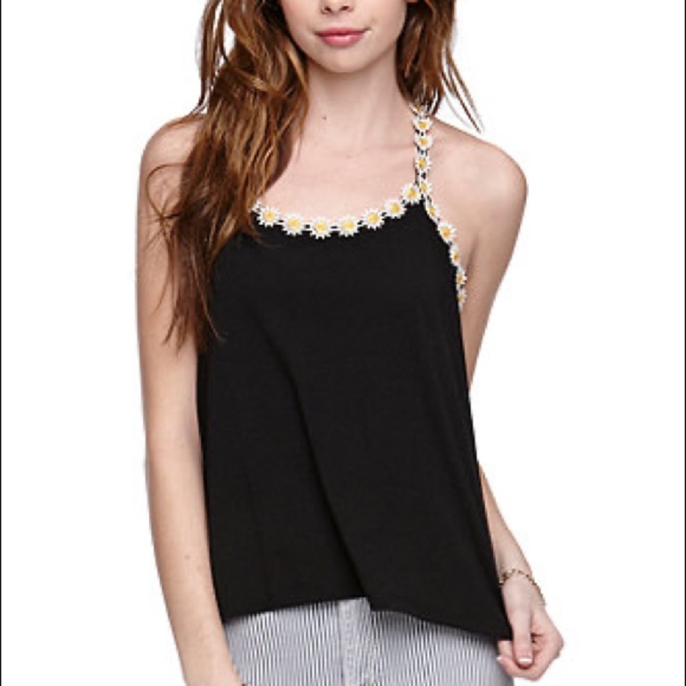 PacSun LA Hearts Daisy Tank Top